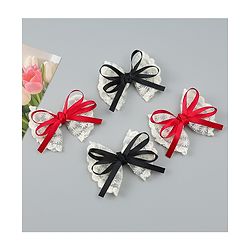 Babyhug Free Size Bow & Butterfly Clips Pack of 2 - Red