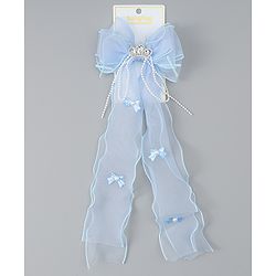 Babyhug Free Size Bow Clip with Crown Applique -  Purple