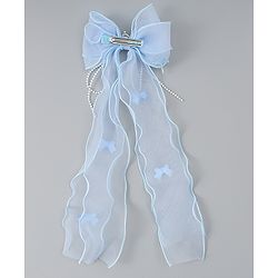 Babyhug Free Size Bow Clip with Crown Applique -  Purple