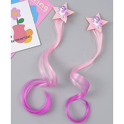 Babyhug Free Size Bow & Butterfly Clips Pack of 2 - Blue