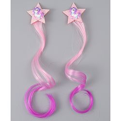 Babyhug Free Size Bow & Butterfly Clips Pack of 2 - Blue