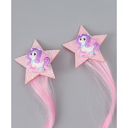 Babyhug Free Size Bow & Butterfly Clips Pack of 2 - Blue