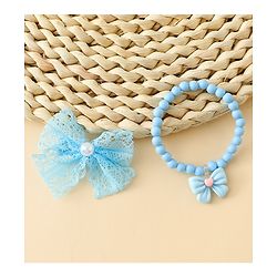 Babyhug Jewellery Set With Butterfly Applique - Purple
