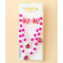 Babyhug Jewellery Set Free Size - Fuchsia