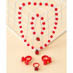 Babyhug Jewellery Set Free Size - Red & White