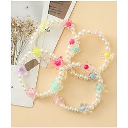Babyhug Bracelets Free Size Pack of 4 - Multicolor