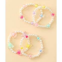 Babyhug Bracelets Free Size Pack of 4 - Multicolor