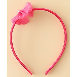 Babyhug Hair Band with Floral Applique - Sea Green