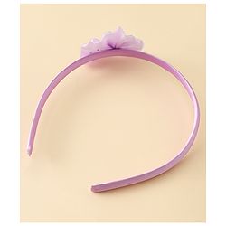 Babyhug Hair Band with Floral Applique - Sea Green