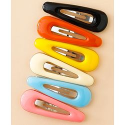 Babyhug Snap Clips Pack of 6 - Multicolor