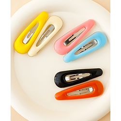 Babyhug Snap Clips Pack of 6 - Multicolor