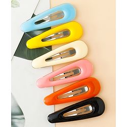 Babyhug Snap Clips Pack of 6 - Multicolor