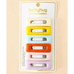 Babyhug Snap Clips Pack of 6 - Multicolor