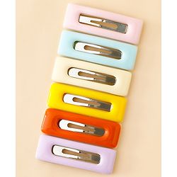 Babyhug Snap Clips Pack of 6 - Multicolor