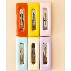 Babyhug Snap Clips Pack of 6 - Multicolor