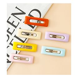 Babyhug Snap Clips Pack of 6 - Multicolor