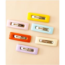 Babyhug Snap Clips Pack of 6 - Multicolor