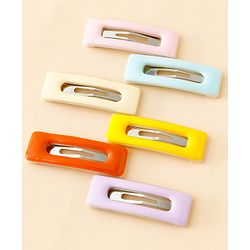 Babyhug Snap Clips Pack of 6 - Multicolor