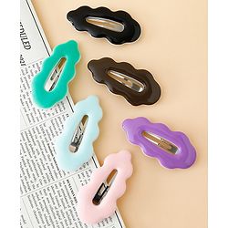 Babyhug Snap Clips Pack of 6 - Multicolor