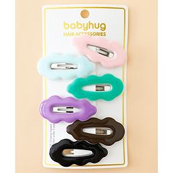 Babyhug Snap Clips Pack of 6 - Multicolor