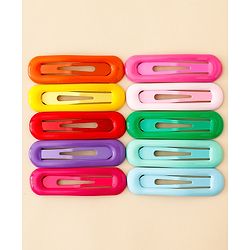 Babyhug Free Size Snap Clips Pack of 10 - Multicolor