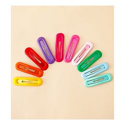 Babyhug Free Size Snap Clips Pack of 10 - Multicolor