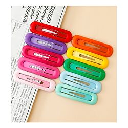 Babyhug Free Size Snap Clips Pack of 10 - Multicolor