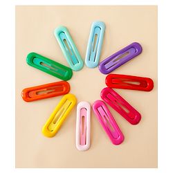 Babyhug Free Size Snap Clips Pack of 10 - Multicolor