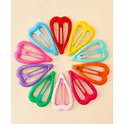 Babyhug Free Size Snap Clips Pack of 10 - Multicolor