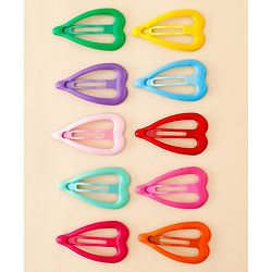 Babyhug Free Size Snap Clips Pack of 10 - Multicolor