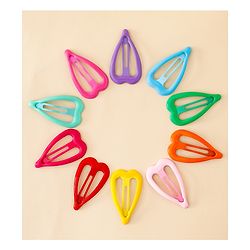 Babyhug Free Size Snap Clips Pack of 10 - Multicolor