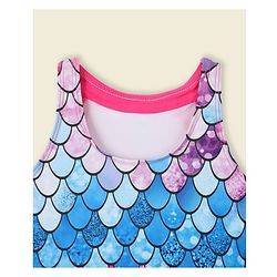 Babyhug Sleeveless Frock Swimsuit - Multicolour