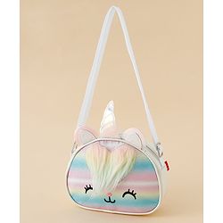 Babyhug Sling Bag with Unicorn Design - Multicolor