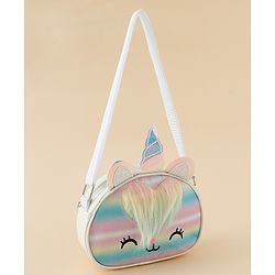Babyhug Sling Bag with Unicorn Design - Multicolor