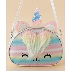 Babyhug Sling Bag with Unicorn Design - Multicolor