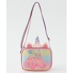Babyhug Sling Bag with Unicorn Design - Multicolor