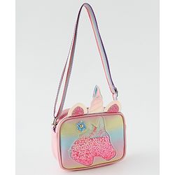 Babyhug Sling Bag with Unicorn Design - Multicolor