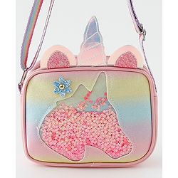 Babyhug Sling Bag with Unicorn Design - Multicolor