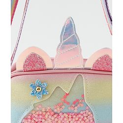 Babyhug Sling Bag with Unicorn Design - Multicolor