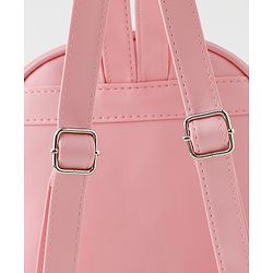 Babyhug Fashion Backpack with Bow Applique & Hear Design - Multicolor