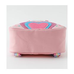 Babyhug Fashion Backpack With Unicorn Applique - Multicolour