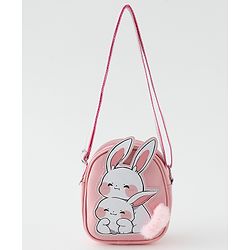 Babyhug Free Size Sling Bag With Bunny Design - Pink