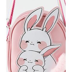 Babyhug Free Size Sling Bag With Bunny Design - Pink