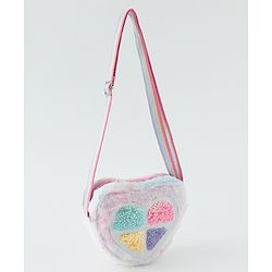 Babyhug Free Size Sling Bag With Heart Design - Multicolour