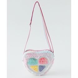 Babyhug Free Size Sling Bag With Heart Design - Multicolour