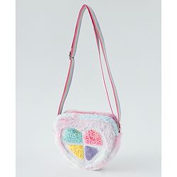 Babyhug Free Size Sling Bag With Heart Design - Multicolour