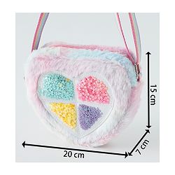 Babyhug Free Size Sling Bag With Heart Design - Multicolour