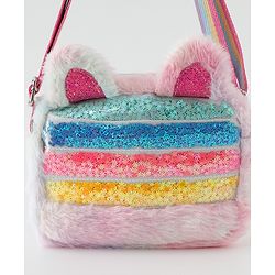 Babyhug Free Size Sling Bag With Glitter Detailing - Multicolour