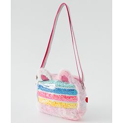 Babyhug Free Size Sling Bag With Glitter Detailing - Multicolour