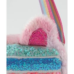 Babyhug Free Size Sling Bag With Glitter Detailing - Multicolour